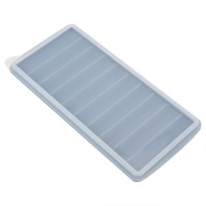 Hjlian Moule A Glacons En Silicone A Faire Soi-Meme, Moule A Pudding Congele, Moule A Chocolat Avec Couvercle, Bleu - Neuf