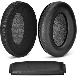 KAL-Coussinets D'Oreille + Bandeau Compatibles Avec Sennheiser Hd418, Hd419, Hd428, Hd429, Hd439, Hd438, Hd448, Hd449 - Neuf