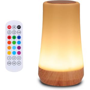 Veilleuse Pour Enfants, Lampe De Chevet Tactile À Intensité Variable, Lampes De Table Rechargeables Par Usb, Veilleuse Led Intelligente Avec Changement De Couleur Rvb Pour Cadeau De Chambre À - Neuf