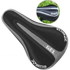 Asfasfq-Housse Selle Velo Absorbant Les Chocs, Coussin De Selle Pour Vélo En Silicone, Housse De Coussin De Siège De Vélo, Housse De Siège De Vélo En Gel, Housse De Selle De Vélo, Doux Pour Vtt De Mo - Neuf