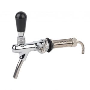 HJLIAN Robinet a biere reglable avec robinet a debit reglable et robinet a tige de 4 pouces pour biere pression maison - Neuf