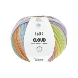 Pelote De Laine Cloud - 100gr - Lang Yarns. Color : 22 Multicolore - Neuf