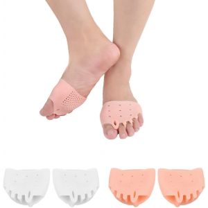 KALANKA-2 paires de coussinets m&eacute;tatarsiens, coussinets en silicone absorbant les chocs, coussin avant-pied fendu, soulager la m&eacute;tatarsalgie, Mortons Neuroma, la douleur &agrave; l'avant-pied - Neuf