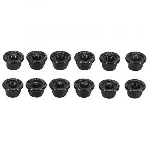 12pcs m&eacute;tal 4mm contre-&eacute;crous de roue pour 1/10 rc crawler voiture TRX4 TRX6 axial SCX10 90046 AXI03007 Redcat - Neuf