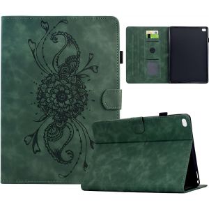 KAL-Coque Pour Ipad 6Ème/5Ème Génération 9,7 Pouces 2017/2018 / Ipad Air 2, Support Multi-Angle Pu Cuir Étui Housse De Protection Souple En Tpu Avec Veille/Réveil Automatique (Vert) - Neuf