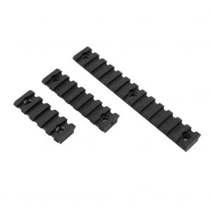 Noir En Plastique 5/7/13 Fentes Chasse Keymod Picatinny Rail Garde-Main Section - Neuf