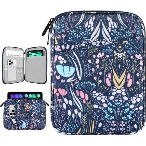 8-9 Pouces Tablette Housse Pochette Compatible Avec Ipad Mini 7/6 8,3"" 2024/2021, Ipad Mini 5/4/3/2/1 7,9"", Galaxy Tab A7 Lite 8,7""/Tab A 8,0"", Tab M8 (4/3/2) 8"", Tab M9 9"" 2023, Nuit Bleu - Neuf