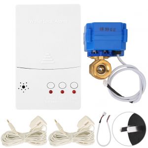 Detecteur de fuite d'eau intelligent, alarme, vanne d'arret automatique, systeme de securite domestique DN15 (prise AU) - Neuf