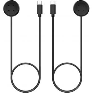 Thef-Câble De Chargeur Compatible Avec Google Pixel Watch 3/Pixel Watch2&fitbit Versa4/Versa3/Sense2/Sense/Ace Lte, 2pcs 3,3 Pieds/1m Câble De Charge Magnétique À Charge Rapide Pour Pixel Watch 3 - Neuf
