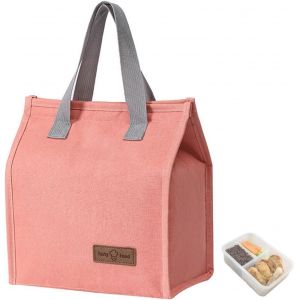 TIANYI-Sac isotherme réutilisable, sac à déjeuner isotherme, sac à déjeuner fourre-tout, sac isotherme portable pour le travail, l'extérieur, l'école, les voyages, boîte à déjeuner isotherme douce - Neuf