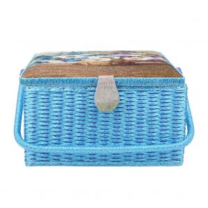 Panier de rangement pour outils de couture de style europeen, boite a couture, conteneur pour articles divers - Neuf
