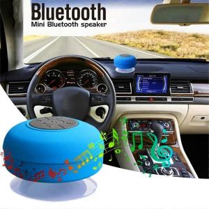 Salle de bain sans fil Bluetooth Haut-parleur Ventouse Bleu - Neuf