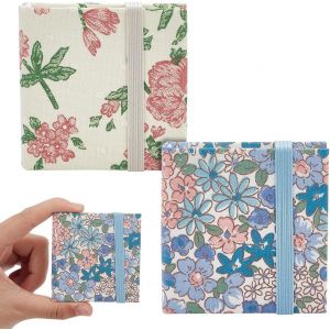 Mini Carnet D'aquarelle 6x6 Cm 300g Couverture De Tissu Carré Portable Petit Carnet D'aquarelle 40 Pages (20 Feuilles) Papier À Dessin Texturé Aquarelle Carnet De Voyage 2 Pcs - Neuf