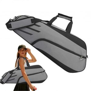 Sac de badminton 3 raquettes, sac de tennis bandouliere, housse de raquettes, sac de racquetball pour hommes et femmes, gris - Neuf