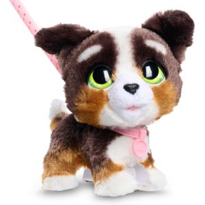 ERYI-Peluche Bernedoodle Interactive Furreal, Chiot En Peluche Marcheur De 20 Cm De Haut Avec Fonctions Sonores, Jouets Pour Enfants De 4 Ans Et Plus - Neuf