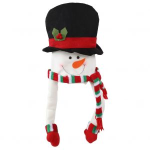 Decoration de sapin de Noel mignonne, chapeau de bonhomme de neige, ornement de festival de Noel, jouet, grand - Neuf