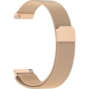M&eacute;tal Bracelet Pour 20mm 22mm Montre Homme Femme, D&eacute;gagement Rapide, Bracelets De Remplacement &Agrave; Aimant Magn&eacute;tique En Acier Inoxydable En M&eacute;tal Pour Montre De 20mm 22mm (Or Rose, 20mm) - Neuf