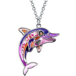 Kal-Collier Pieuvre Tentacule Pendentif Animaux Marins Pour Femme Fille Charms Bijoux Océan Cadeaux - Neuf
