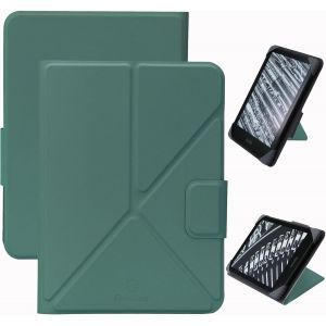 GUOP-Étui Universel Pour 7'' Kindle Colorsoft Signature Edition 2024/7'' Paperwhite 2024/6.8'' Paperwhite 2021,Cuir Pu Lisse Et Souple - Vert - Neuf
