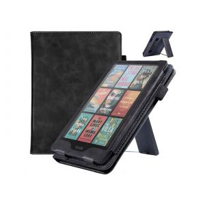 &Eacute;tui en cuir PU avec support pour Kindle Paperwhite 12e g&eacute;n&eacute;ration - Noir - Neuf