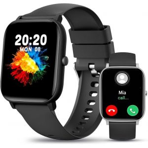 Montre Connectée Homme Femme, 1.85"" Montre Intelligente Connectée, Fréquence Cardiaque/Tension Artérielle/Dormir Moniteur Montres Intelligente¿Etanche Ip70 Montre Homme Pour Android/Ios - Neuf