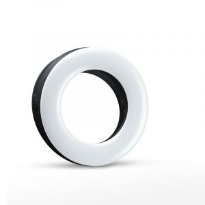 Anneau Lumineux Noir Et Blanc Pour Selfie, 40 Led Avec 3 Niveaux De Luminosité, Rechargeable Par Usb, Pour Tous Les Téléphones, Tablettes Et Appareils Photo. - Neuf