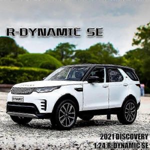 1:24 Land Rover Discovery R-dynamic Suv Alloy Car Model Toy Diecasts Metal With Sound And Light Vehicle Car Toys For Children Toy Cars-Blanc - Neuf