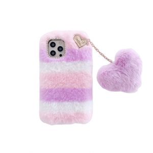 Cas Pour Iphone 11 Moelleux Soft Coquille Souple En Peluche Cas Mignon En Peluche Femmes Girly De Silicone De Couverture De Peluche De Cas Pour L'iphone 11 - Neuf