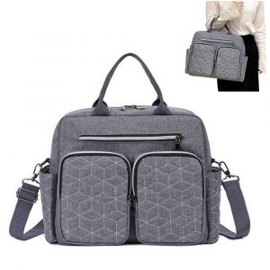 Sac &Agrave; Langer Multifonctionnel Pour Les Essentiels De B&eacute;b&eacute;, Avec Poches Isothermes Et Mat&eacute;riau R&eacute;sistant &Agrave; L'eau - Neuf
