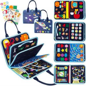 ChenQuanSarl-Quiet Book Montessori Jouet Bébé Busy Board Activity Book Pour Enfants 1, 2, 3 Ans Maternelle - Neuf
