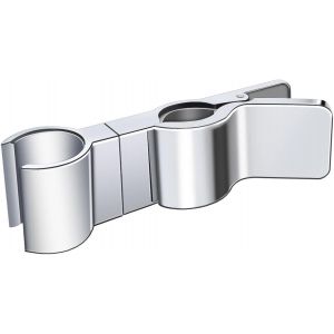 (Argent) Titulaire Douche à Main, porte-pomme de Douche, Remplaçable par l'ordinateur de Poche porte de Douche, porte de Douche, 20-25 mm de Diamètre Réglable, Pas de Perçage - Neuf