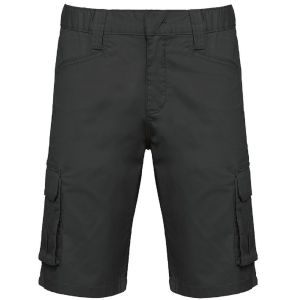 Bermuda Multipoches - Homme - Wk713 - Gris Fonc&eacute; - Neuf