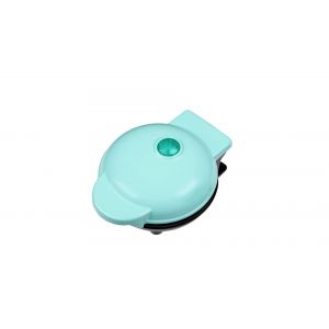 Mini-Machine À Gaufres Individuelles, Galettes De Pommes De Terre Et Chaffles Cétogènes, Avec Surfaces Antiadhésives Faciles À Nettoyer, 4 Pouces, Aqua - Neuf