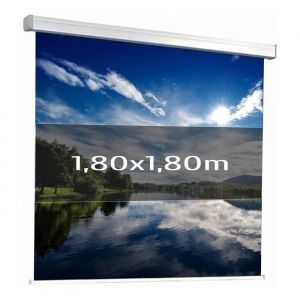 Ecran de projection manuel 1,80x1,80m 1:1 - Neuf