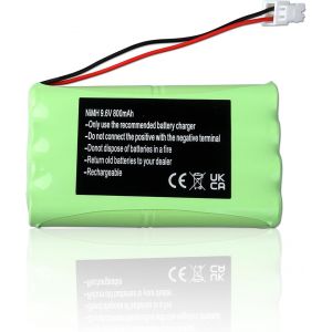 SUBZONAL-2400720 Batterie Compatible avec Somfy M3 HR15/51, Moteur de Portail et de Porte de Garage, Compatible avec Les Moteurs Freevia, GDK, SGA et SGS, Somfy Elixo 500 3S IO/GDK 3000, 800mAh 9,6V - Neuf