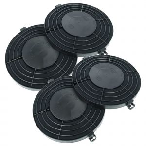 vhbw 4x Filtres &agrave; charbon actif compatible avec Ikea 208256046605PRF0010, 208263104414PRF0092, 2082632044025611100 hotte aspirante - 25,5 cm - Neuf