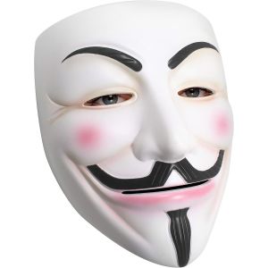 Hacker Masques V Pour Vendetta Anonyme Halloween Cosplay Costume Accessoires De F&ecirc;te - Neuf