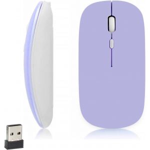 Souris Bluetooth sans Fil - Souris sans Fil silencieuse 1600 DPI r&iquest;&iquest;glable, Bluetooth 5.2, l&iquest;&iquest;g&iquest;&iquest;re et Ergonomique, Compatible avec t&iquest;&iquest;l&iquest;&iquest;phone, Ordinateur, Tablette (Pile AA requise) - Neuf