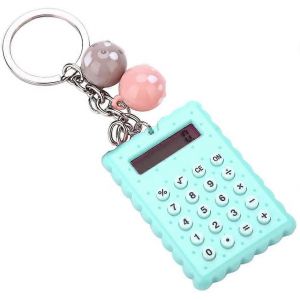 Mini Portable Mignon Cookies Style Porte-cl&eacute;s Calculatrice Candy Color Pocket Calculator - Neuf