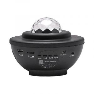 Projecteur Starlight,Projecteur De Veilleuse Led Ocean Wave Avec Haut-Parleur De Musique,T&eacute;l&eacute;commande,Lumi&egrave;re De Sommeil Apaisante Changeante De Couleur - Neuf
