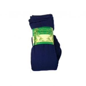 Chaussettes Élastiques Respirantes En Polyester, Chaussettes Élastiques En Soie Pour Le Printemps-Bleu Marine - Neuf