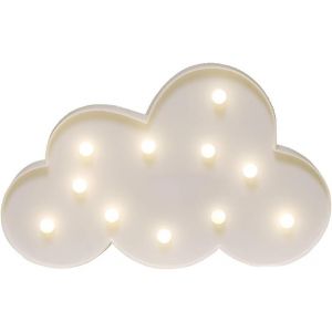 Veilleuse Led En Forme De Nuage À Piles Pour Chambre D'enfant, Décoration De Table, Fournitures De Fête (Blanc) - Neuf