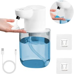 KAL-Distributeur De Savon Automatique - 400 Ml - Montage Mural Électrique - Sans Contact - Avec Capteur - 4 Vitesses - Interrupteur Réglable - Ipx5 - Étanche - Pour Salle De Bain, Cuisine, Bureau - B - Neuf