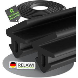 Joint de fenêtre de qualité supérieure pour fenêtre,en plastique ou comme joint de porte pour portes de terrasse,insonorisant et comme joint contre le froid,en TPE durable (S-1125,5 m) - Neuf