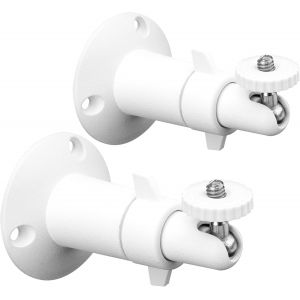 WHIY-2X Support Mural Pour Caméra Compatible Avec Arlo,Compatible Avec Eufy,Compatible Avec Wyze ¿ Support Pivotant En Aluminium Avec Filetage 1/4"",Intérieur Et Extérieur - Neuf