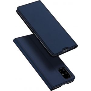 Kal-Coque Samsung Galaxy A51, Premium Étui Housse En Cuir De Pochette Protection Magnétique Pour Samsung Galaxy A51 (Bleu Profond) - Neuf