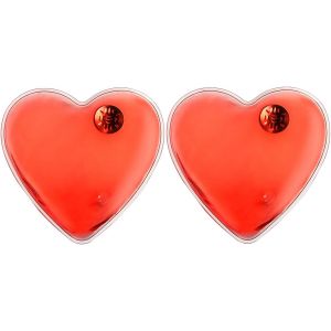 JGD-Chaufferette Main Reutilisable,2pcs Chaufferettes De Poche Chaleur Instantan&eacute;e,Dure Jusqu'&agrave; 45 Minutes, R&eacute;utilisable Mini Chauffe-Mains, Adapt&eacute; Au Bureau Ou &agrave; la Sortie (Aimer) - Neuf