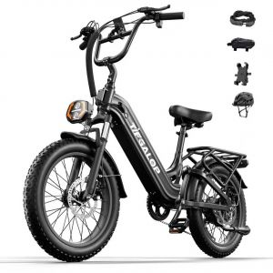 V&eacute;lo &Eacute;lectrique - Tifgalop Xc20-R - Vtt 20" - 500w - Batterie 48v20ah 50-150km - 7v - Noir - Neuf