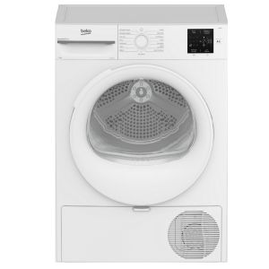 Beko - S&egrave;che-linge pompe &agrave; chaleur 60cm 9kg blanc D3H19E01W - Neuf
