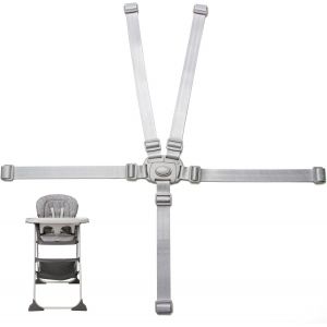 Sangle De S&eacute;curit&eacute; Pour Chaise Haute, Ceinture De S&eacute;curit&eacute; &Agrave; 5 Points, Harnais S&ucirc;ret&eacute; Bebe R&eacute;glable, Adaptable Sur Chaise Haute, Poussette, Landau, Si&egrave;ges, Ceinture De Protection - Neuf